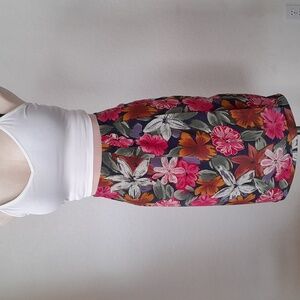 Kasper & Co A.S.L. Vintage Floral Wrap Skirt